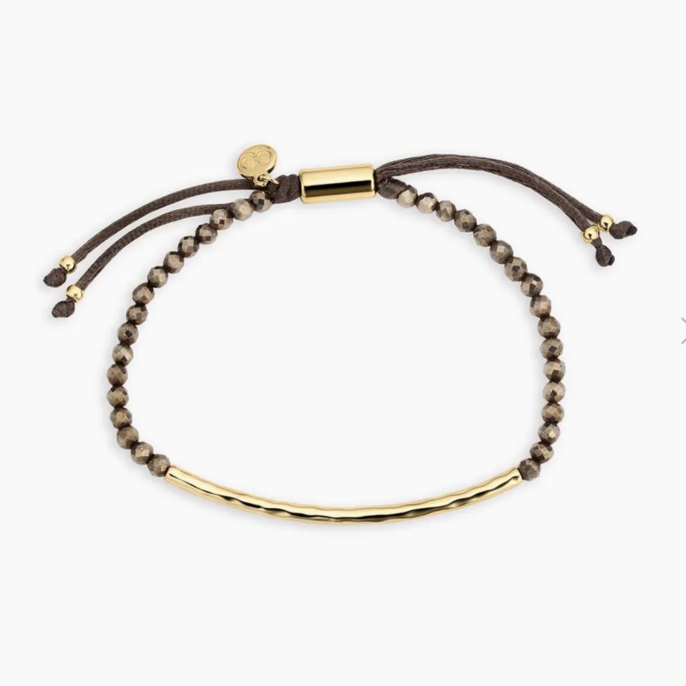 Gorjana NWT Pyrite Power Gemstone Beaded Bracelet